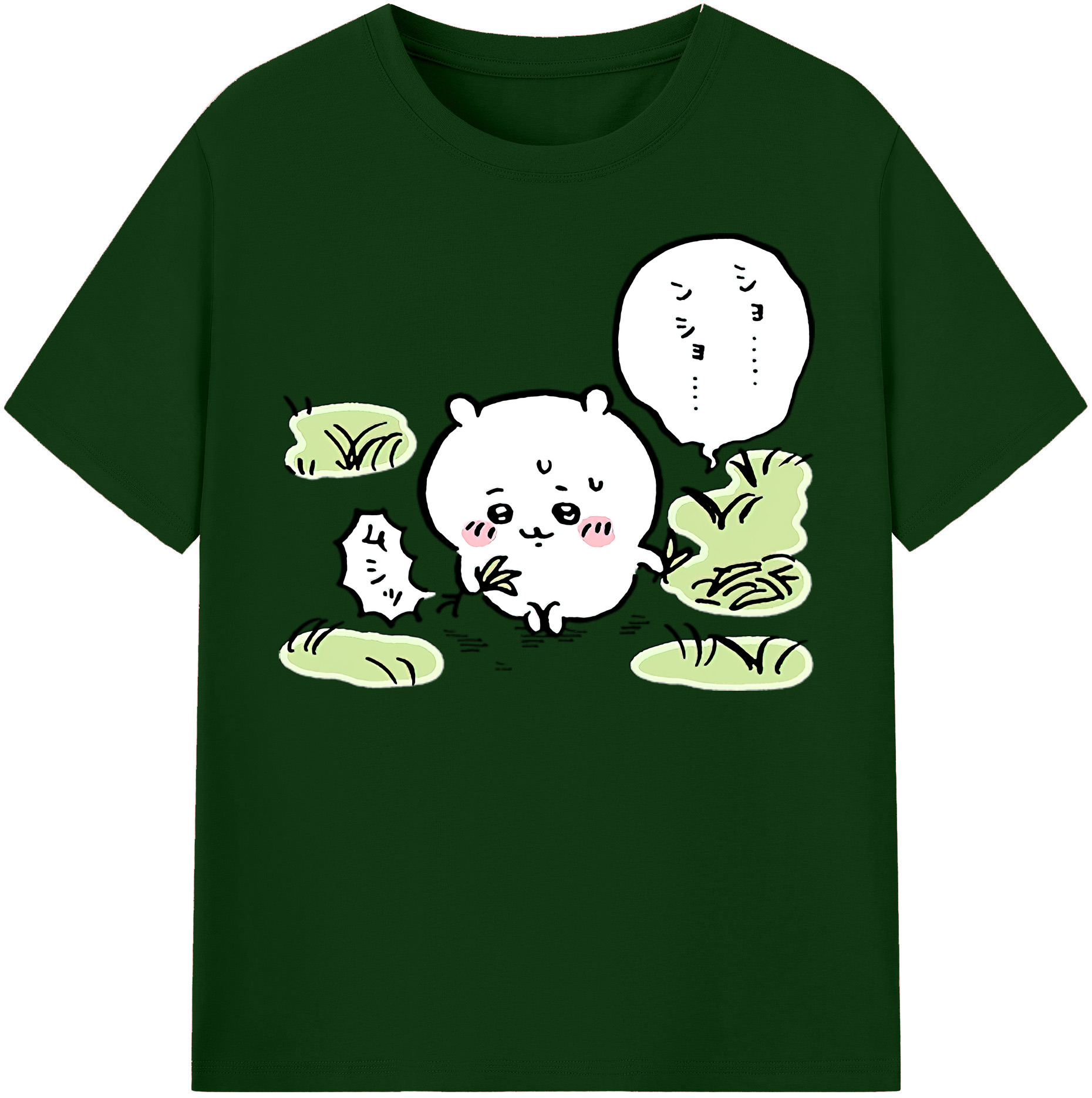 （画像用） ちいかわ ちいかわ Chii-kawa chiikawa 綿100％半袖Tシャツ（フロントプリント）